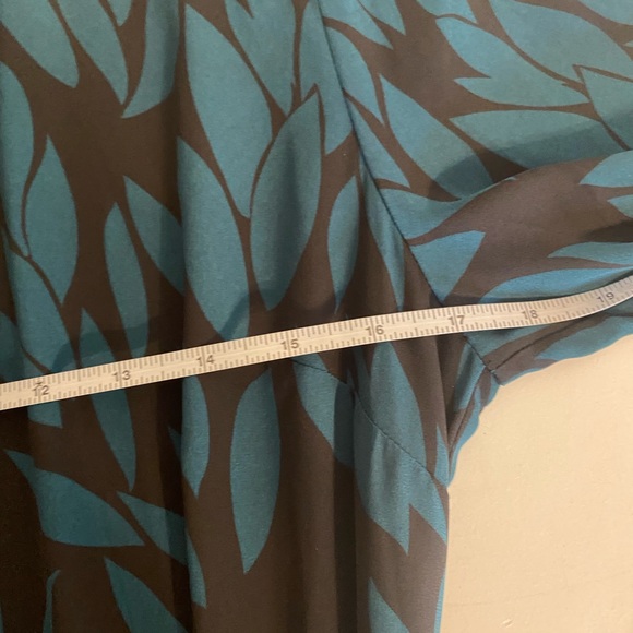 Cabi Women's Autumn Green Floral Button Dress Medium - Picture 6 of 16